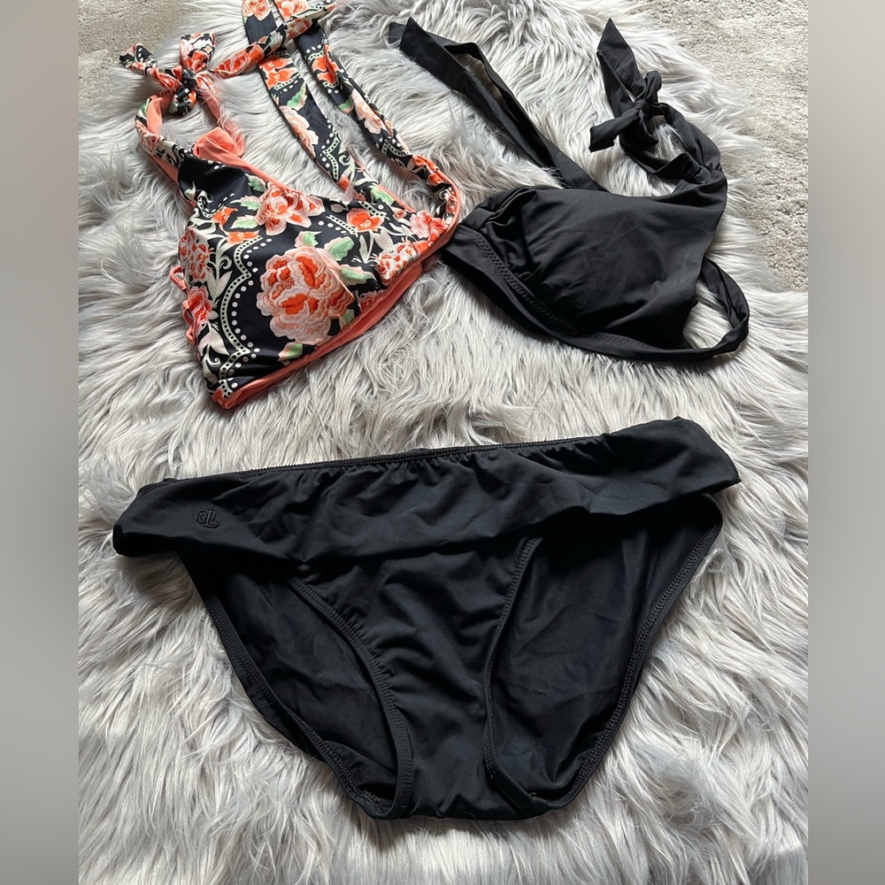 Bundle of Ralph Lauren & Becca bathing suits